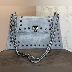 Retro Rivet Envelope Bag